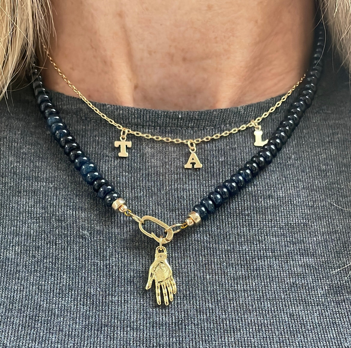 Hamsa hand pendant