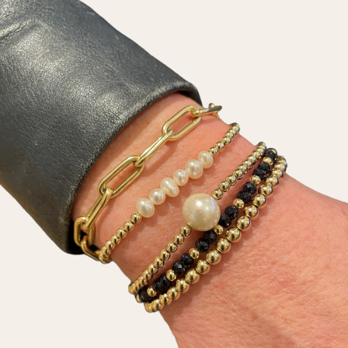 Bracelet Palline 3 or 4mm Gold Filled