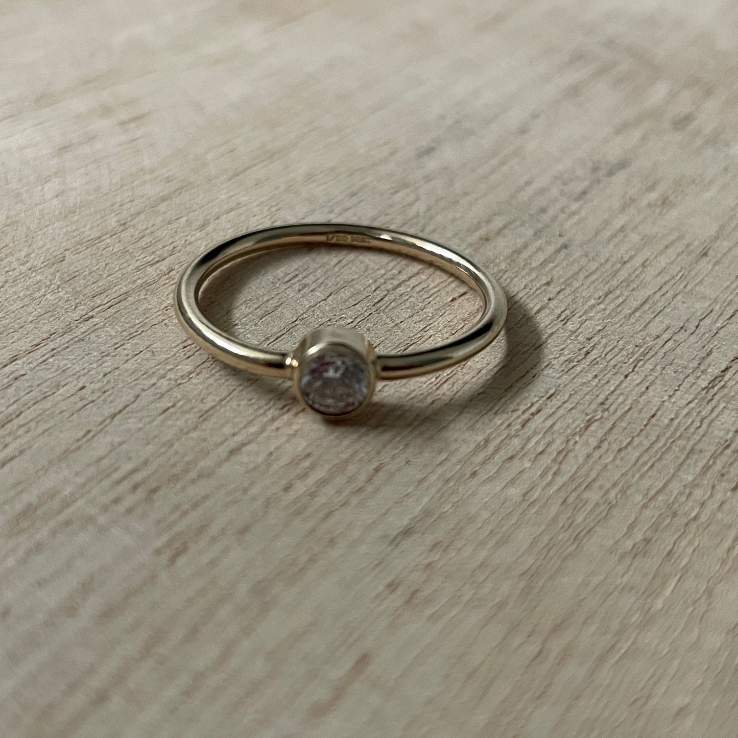 Anello impilabile Gold Filled