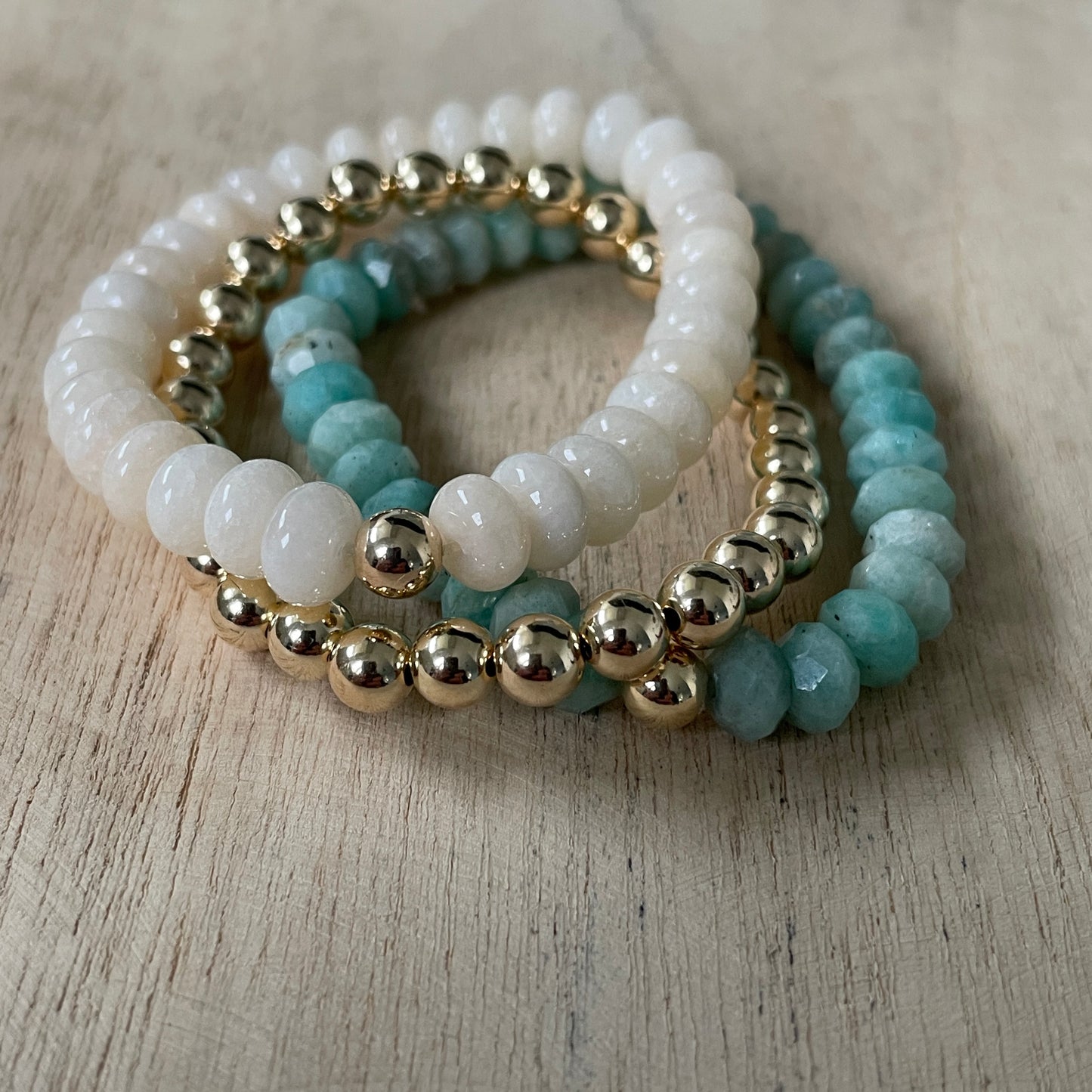 Bracciale Palline 6mm Gold Filled