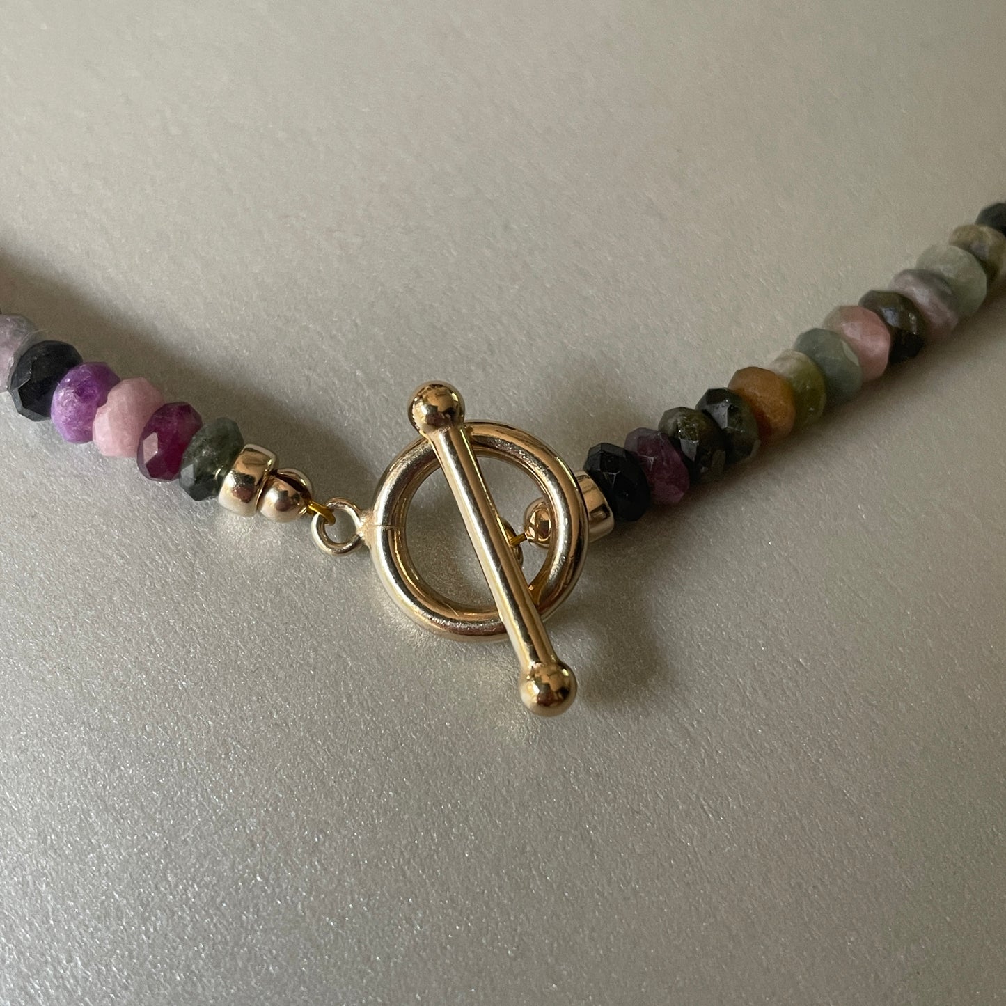 Gold Filled ring/bar connector