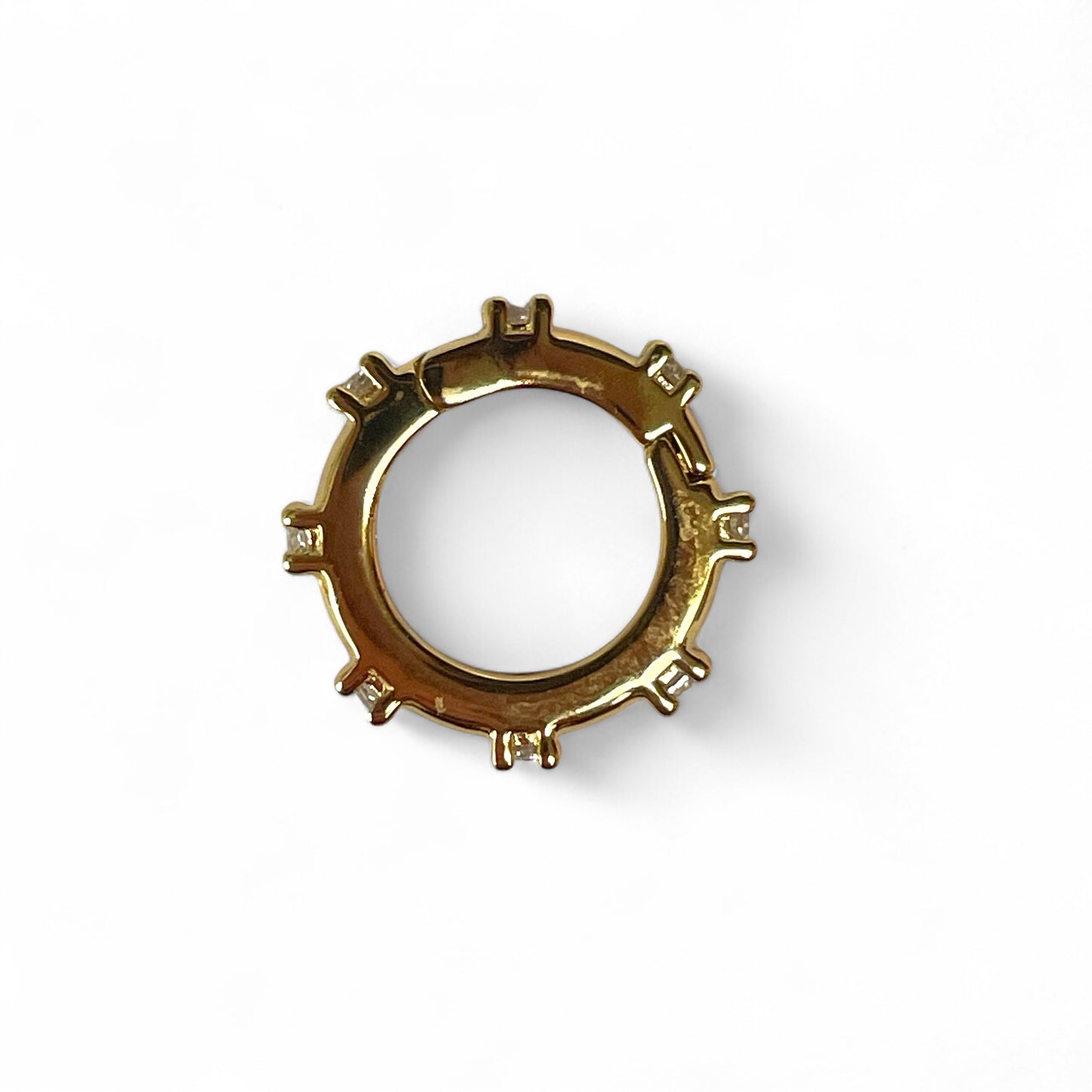 Zon connector met zirkonia steentjes