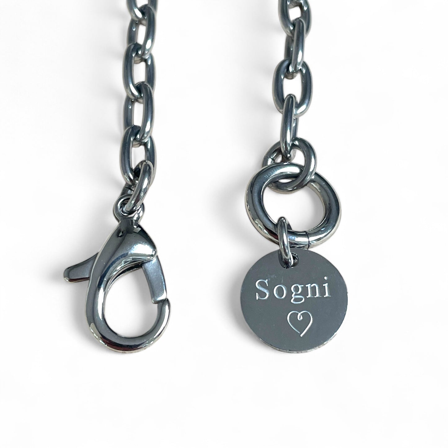 Sogni ketting zilverkleurig