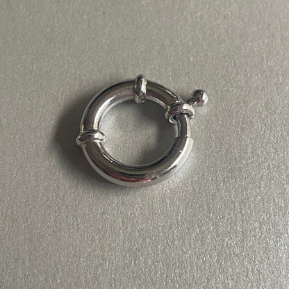 Connettore per boa (argento sterling 925/placcato oro)