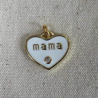 Pendant heart mom Gold Filled