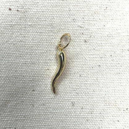 Pendant gold horn Gold Filled small