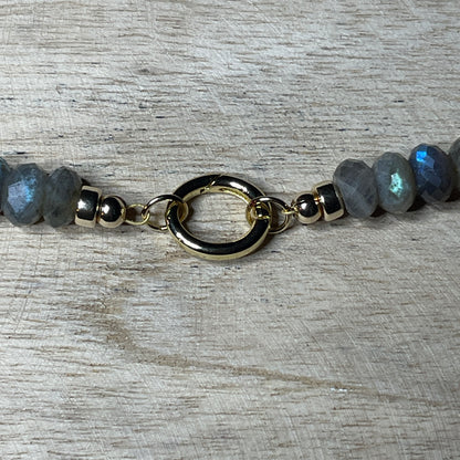 Labradorite ketting (stenen 8mm)