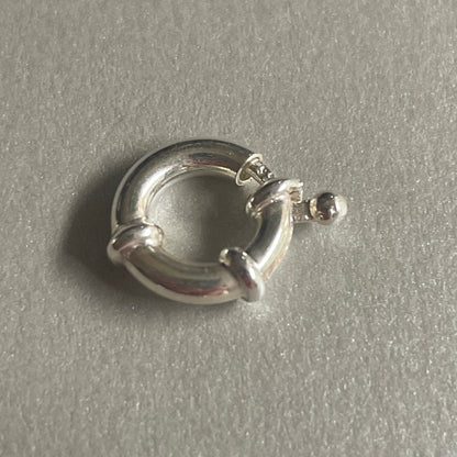 Connettore per boa (argento sterling 925/placcato oro)