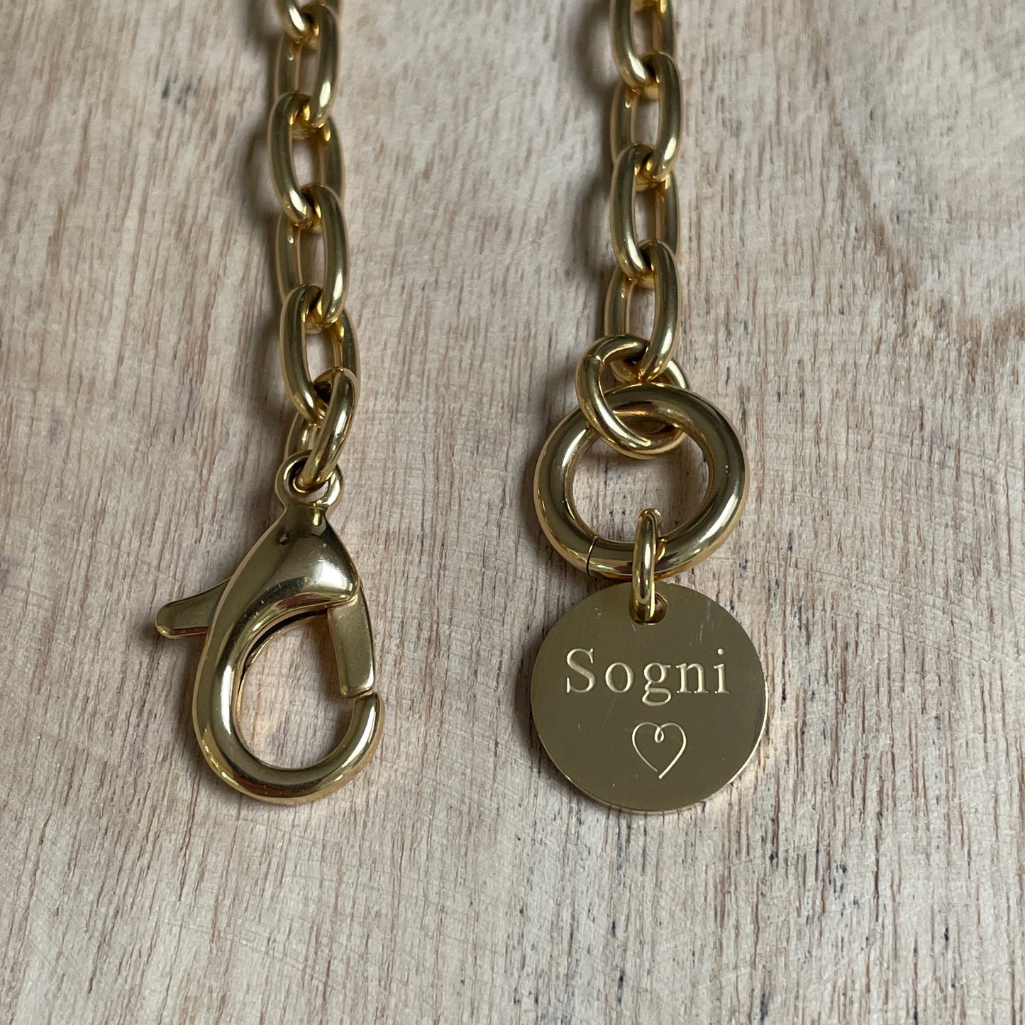 Sogni necklace gold