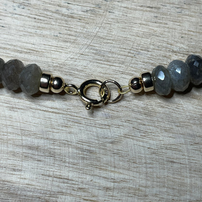 Labradorite necklace (stones 8mm)