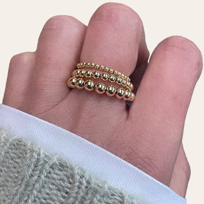 Ring palline Gold Filled