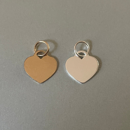 Hanger hartje gold filled of 925 sterling zilver