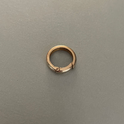 Ronde connector gold filled of 925 sterling zilver