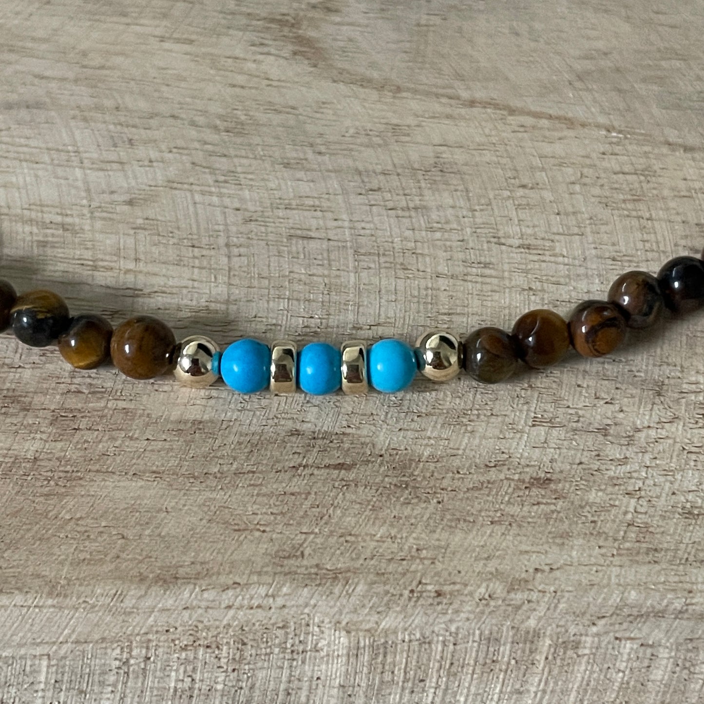 Tiger Eye Turquoise ketting