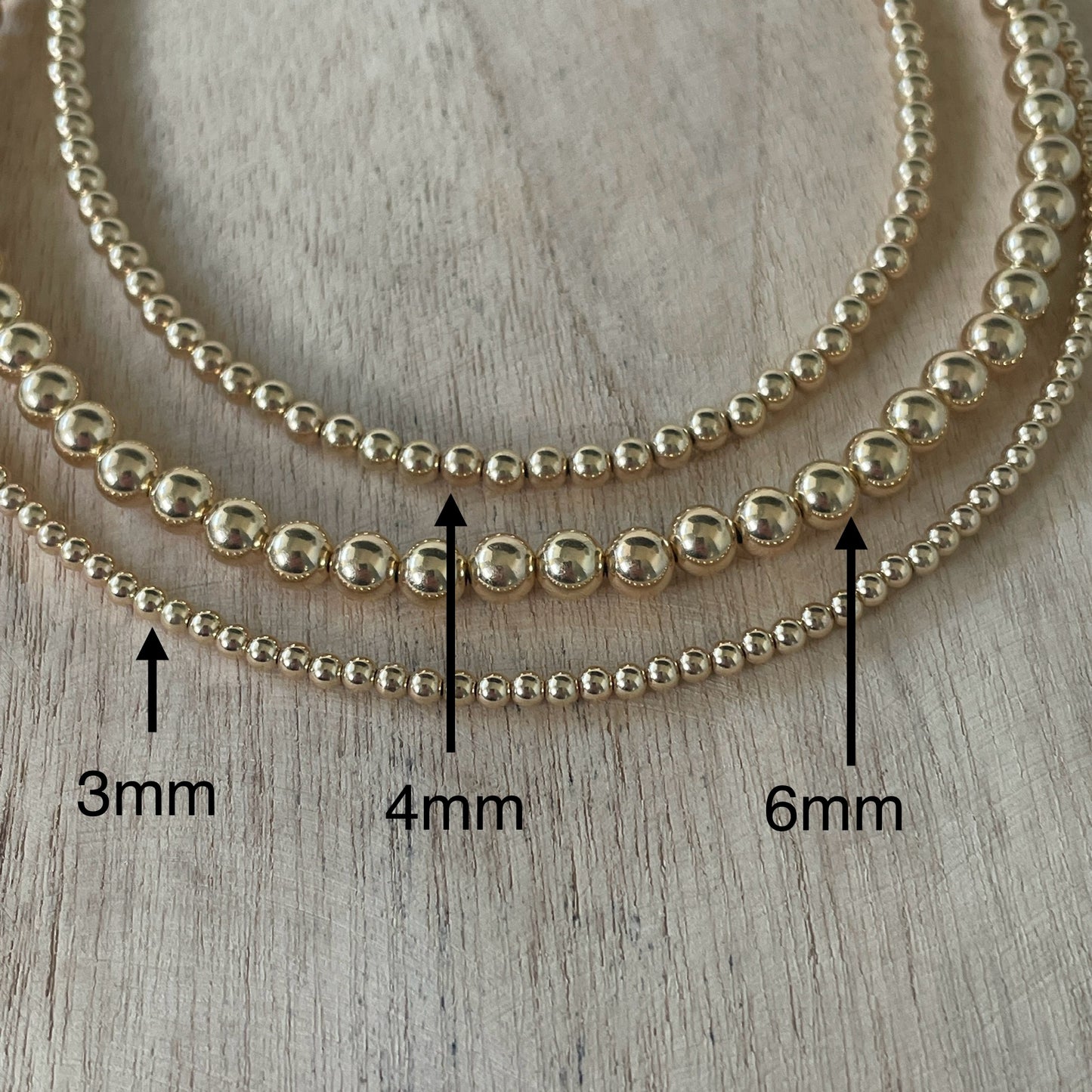 Ketting Palline 6mm