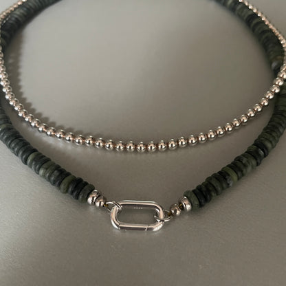 Elongated connector silver