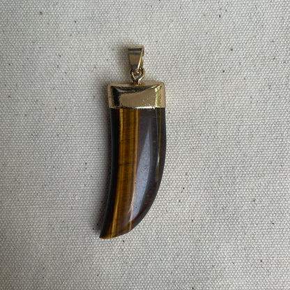 Wolf tooth pendant