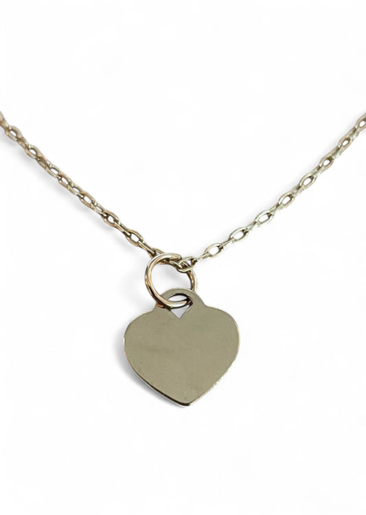 Necklace heart Gold Filled